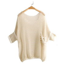 2012秋冬風(fēng)尚 金線稀疏針織套頭衫，勾勒個(gè)性大氣之美